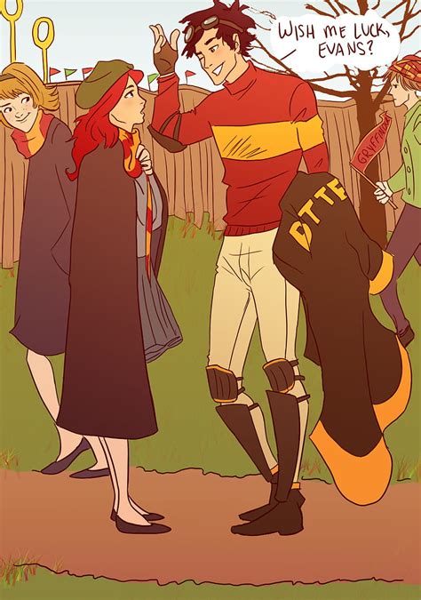 James Potter/Lily Evans Potter Fluff .